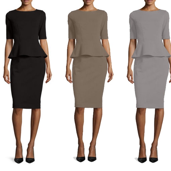 Lafayette 148 New York Dresses & Skirts - Lafayette 148 NY Indigo Peplum Dress Career Sz 16W